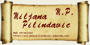 Miljana Pilindavić vizit kartica
